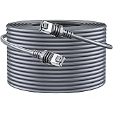 cat gruciso 150FT Starlink Gen 3 Cable, Waterproof Satellite Replacement Standard V3 Cord, for Starlink Rectangular Satellite Gen 3 Cable Extension Accessories (150FT/46M)