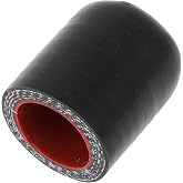 ACROPIX 7/8" 22mm ID 4-ply Polyester Silicone Rubber Hose End Cap for Coolant Turbo Bypass Valve Vacuum 5mm 30mm Black Outside and Red Inside