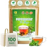 SUNBELEAF Peppermint Tea, 100 Tea Bags