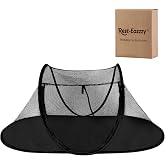 Cat Tent Outdoor, Pet Enclosure Tent Suitable for Cats and Small Animals, Indoor Playpen Portable Exercise Tent with Carry Bag（Black）