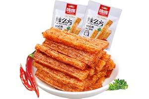 BaiLiSnacky Collations Dcontractes 80g*2Pcs Latiao Sucrs Et ?pics Chinoises Super Spicy ?pic & Savoureux Snack Authentiq