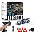RC Drift Car, 1/43 Mini RC Drift Car with Gyroscope, 2.4GHz Full Proportional Remote Control Cars, 4WD High Speed Racing with Lights, Racing Tires, Model Cars Gift for Adults, Kids, Boys, Girls