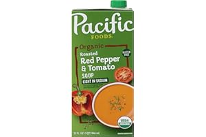Pacific Foods Organic Low Sodium Red Pepper And Tomato Soup, 32 fz