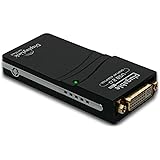 Plugable USB 2.0 to VGA / DVI / HDMI Video Graphics Adapter for Multiple Monitors up to 1920x1080 (Supports Windows 10, 8.1, 7, XP)