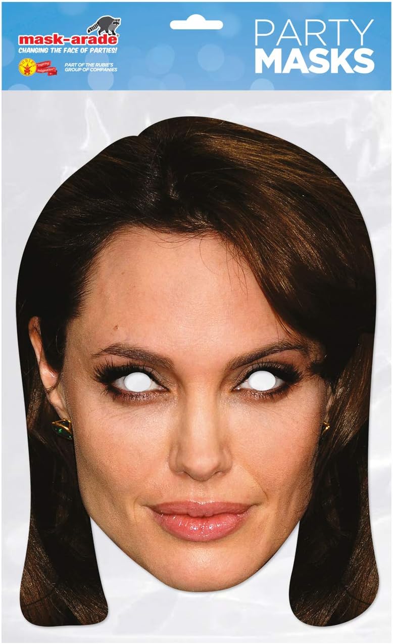 Amazon Mask Arade パーティーマスク アンジェリーナ ジョリー Angelina Jolie コスプレ 仮装 通販