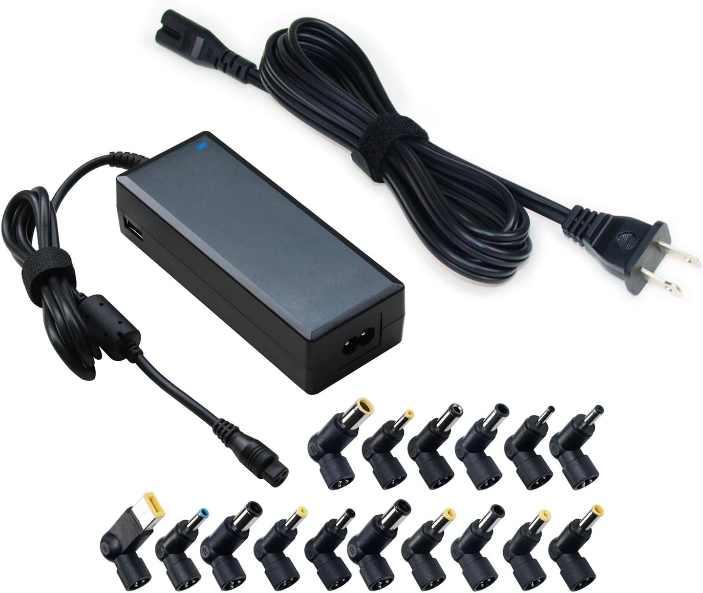 Westronix Universal Laptop AC Adapter Power Charger 90w with USB Charging Port for Hp Dell Acer Asus Lenovo Ibm Toshiba Sony Fujitsu Samsung Gateway Notebook Computer Ultrabook