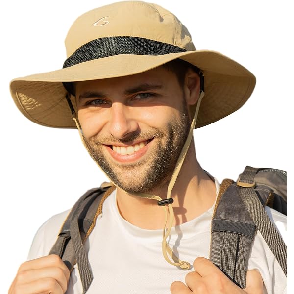Wide Brim Water Rainproof Sun Upf50 Sun Rain Hat with Chin  display picture 3