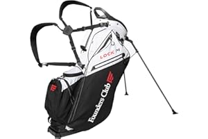 Founders Club Golf Lock 14 Stand Bag for Men with Anti Rattle Top-Free Snap on Rain Hood