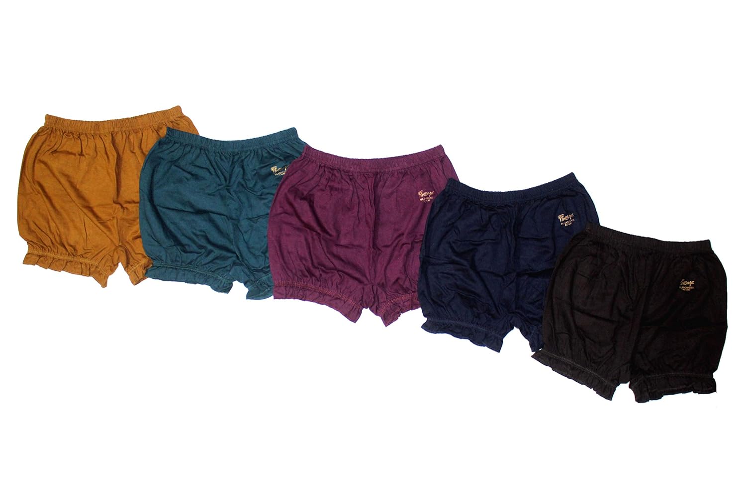 Buy Bloomer Ladies Womens Cotton Bloomer Panties (Plain & Print) Combo