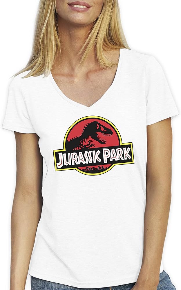 camiseta jurassic park blanca