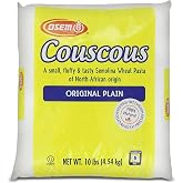 Osem Israeli Pearl Couscous, Original Plain, Kosher Parve - 10 Lb Bag | Wheat Couscous Pearls, Pearled Mediterranean Pasta Alternative, North African Origin