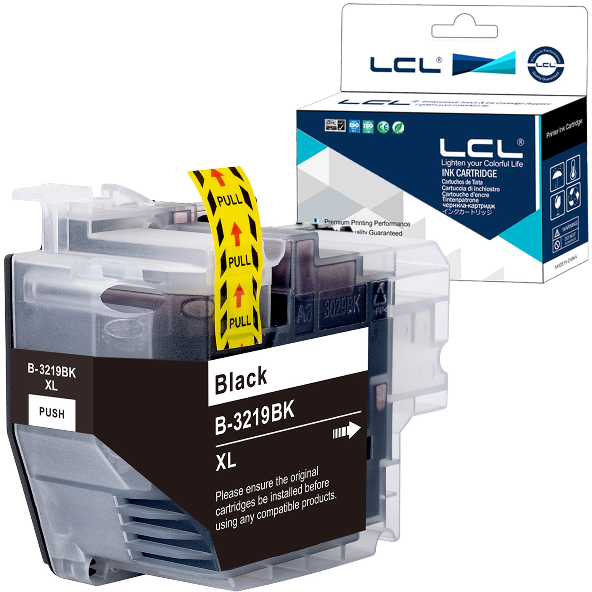 LCL LC3217 LC3219XL Ink Cartridge Replacement for Brother LC3217BK LC3219XLBK Replacement for Brother MFC-J5330DW MFC-J5335DW MFC-J5730DW MFC-J5930DW MFC-J6530DW MFC-J6930DW MFC-J6935DW (1 Pack)