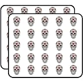 Sugar Skull Sticker for Scrapbooking, Calendars, Arts, Kids DIY Crafts, Album, Bullet Journals 50 Pack