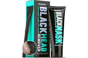 SUNATORIA Blackhead Remover Mask - for Women and Men - Activated Charcoal Peel Off Face Mask - Deep Pore Cleaner Nose Blackhead Remover Pore Release - Black Head Remover for Face Care