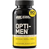 Optimum Nutrition Opti-Men Daily Multivitamin Supplement, 240 Ct | Multivitamin for Active Men, 25 Vitamins &amp; Minerals, B Vitamins, Amino Acids, Immune Support, Easy-to-Swallow Tablets