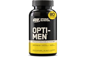 Optimum Nutrition Opti-Men Daily Multivitamin Supplement, 240 Ct | Multivitamin for Active Men, 25 Vitamins & Minerals, B Vitamins, Amino Acids, Immune Support, Easy-to-Swallow Tablets