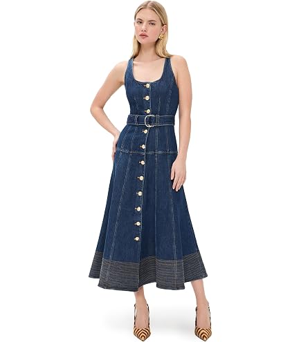 Chaps Women's Denim Twill Shirt Dress, White (XL) at Amazon Women's Clothing store