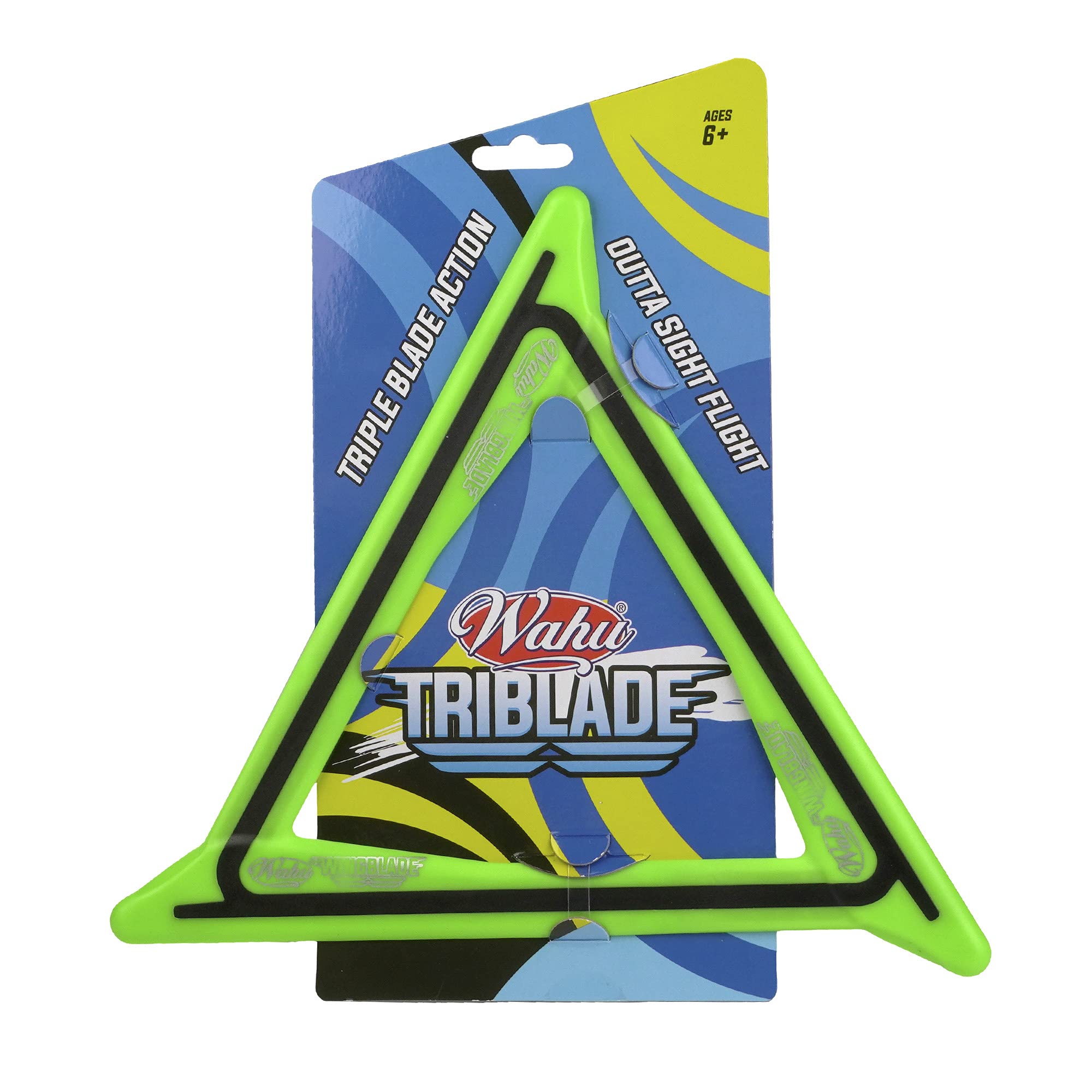 Wahu Triblade, Outdoor Flying Ring with Soft Grip for Boys and Girls Aged 6+