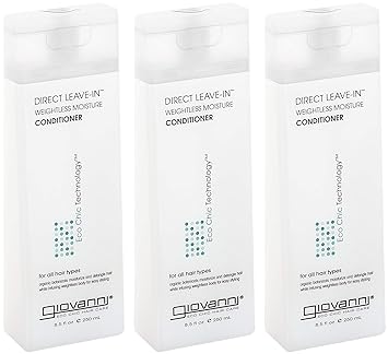 Giovanni Direct Leave In Conditioner Weightless Moisture 8 5 Ounce Containers Amazon De Beauty