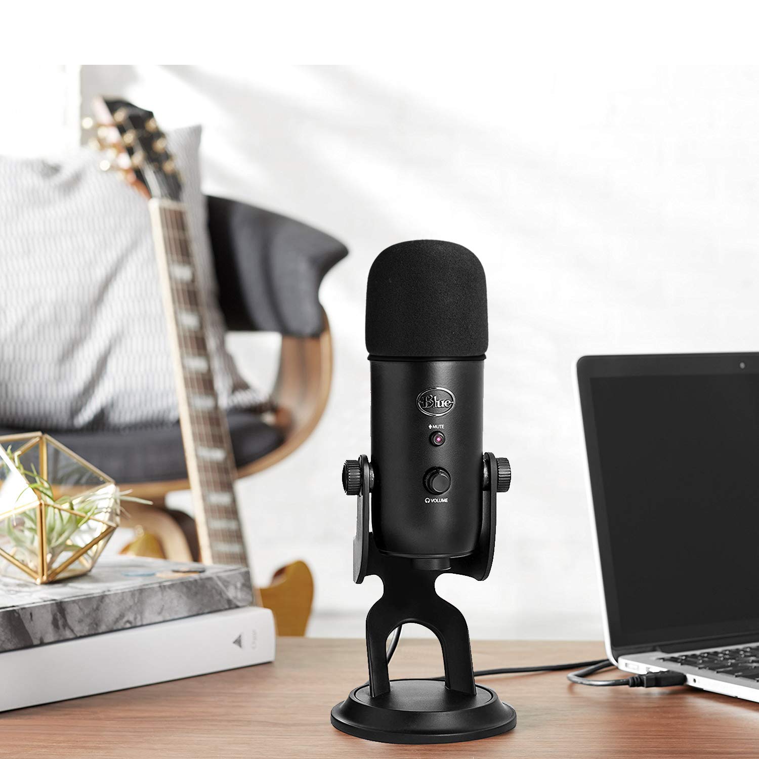 Foam Microphone Windscreen YOUSHARES Mic Cover Pop Filter for Blue