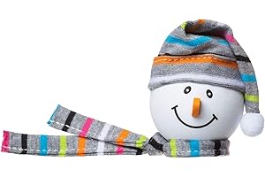 Tenna Tops Snowman Winter Hat & Scarf Car Antenna Topper/Auto Mirror Dangler/Cute Dashboard Accessory (Gray)