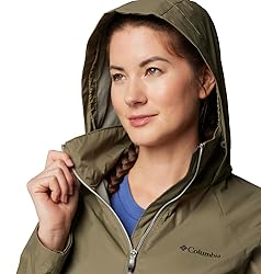 Columbia Womens Switchback IV Rain Jacket, Stone
