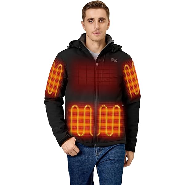 Amazon.com: Gobi Heat Grit Heated Work Jacket for Men - 5 Heat