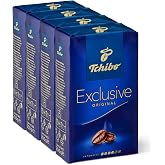 Tchibo Exclusive Coffee, Premium Ground, 8.8-Ounce Vacuum Packs (Pack of 4)