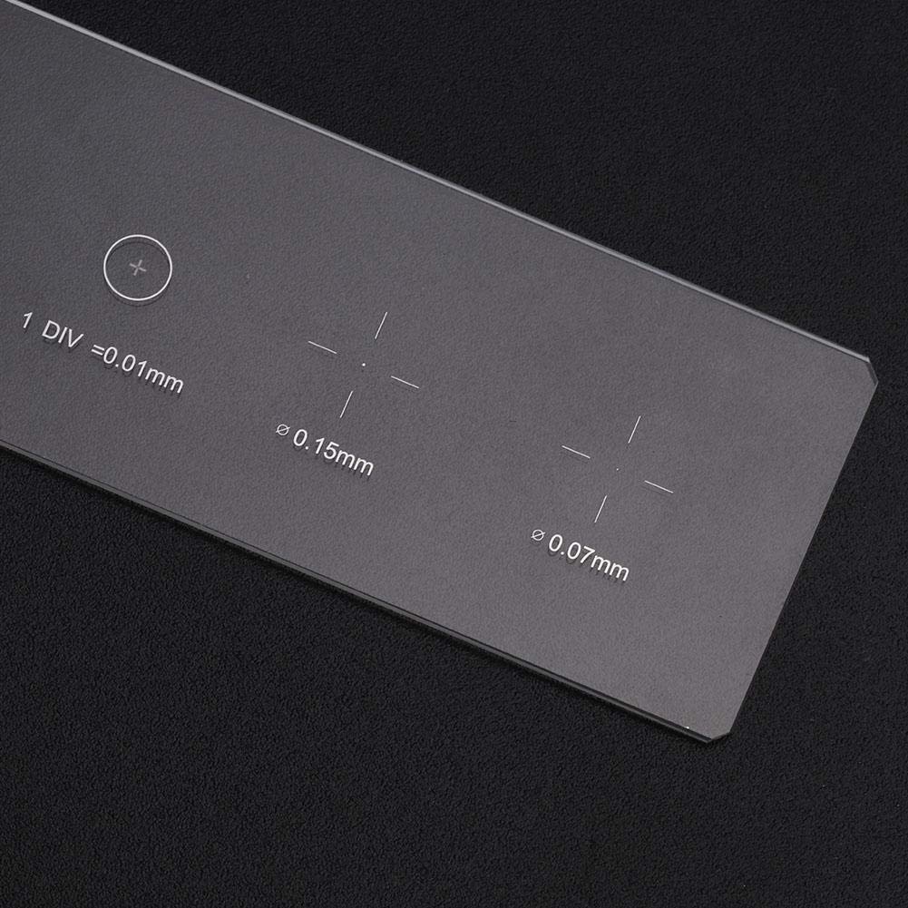 Microscope Slides Reticle Calibration Slide Ruler Microscope Objective