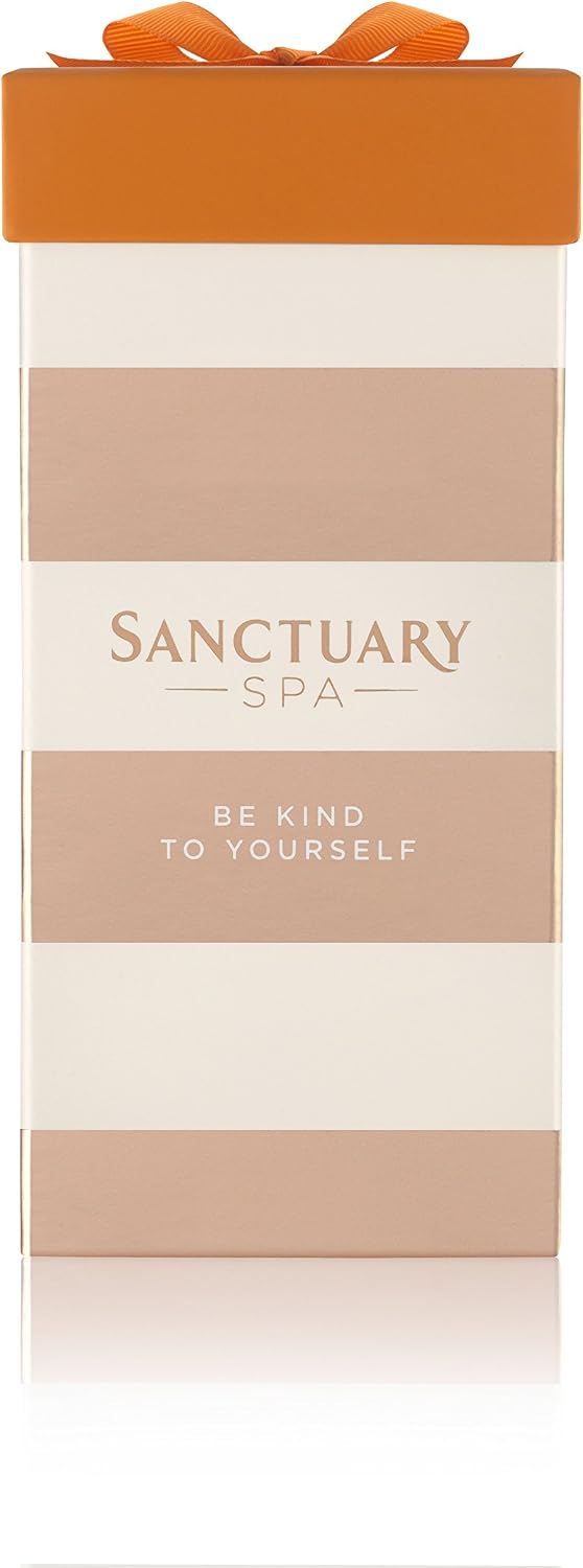 Sanctuary Spa Gift Set, White Lily and Damask Rose Gift for Her with Shower Gel, Body Scrub and Body Lotion - Image 3