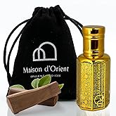 Sandaliya Perfume Oil 12 mL – Luxurious Sandalwood with Frankincense Jasmine and Vanilla. Alcohol Free Long Lasting Oil, Compliment Magnet