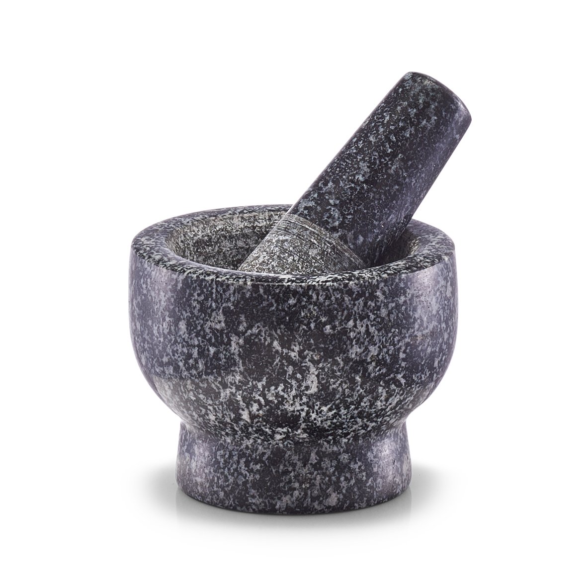Zeller 24504 Granite Mortar and Pestle, Set – 9 x 9 x 6.5 cm 2 Units
