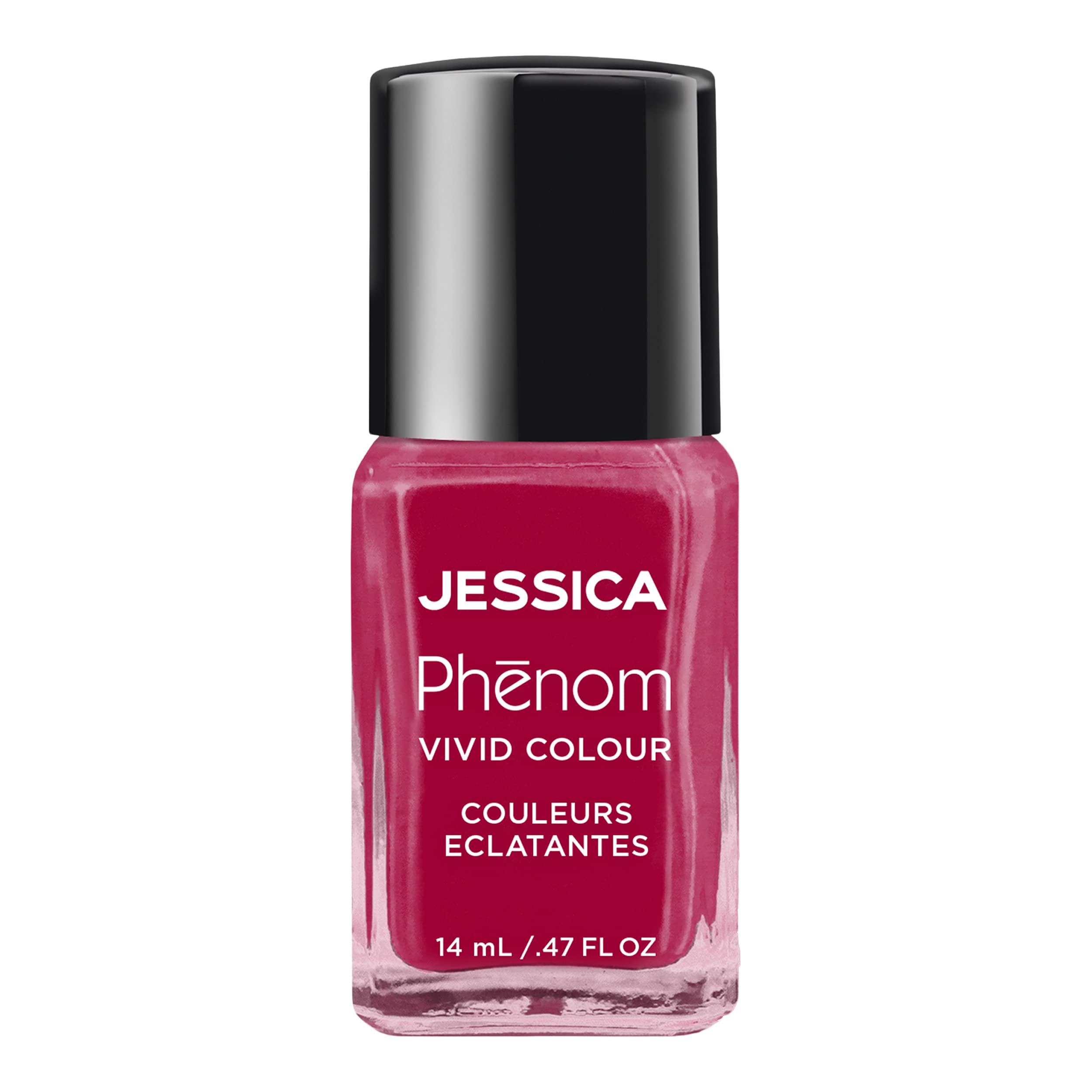 JESSICA Phenom Vivid Colour Nail Polish, Wildstyle Fuchsia, 14 ml,Pink