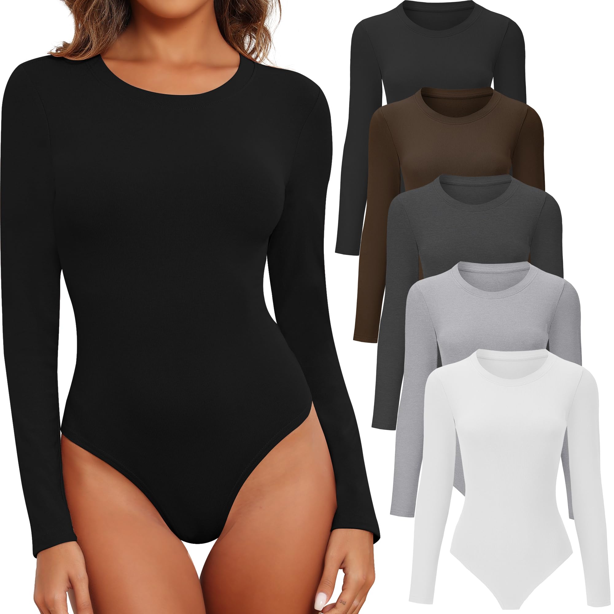 BALENNZ Bodysuit Spring Bodysuits Round Neck