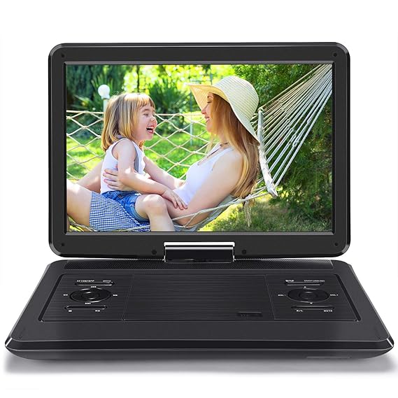 NAVISKAUTO 16.5" Portable DVD Player with 14 Inch 270° Amazon.co.uk