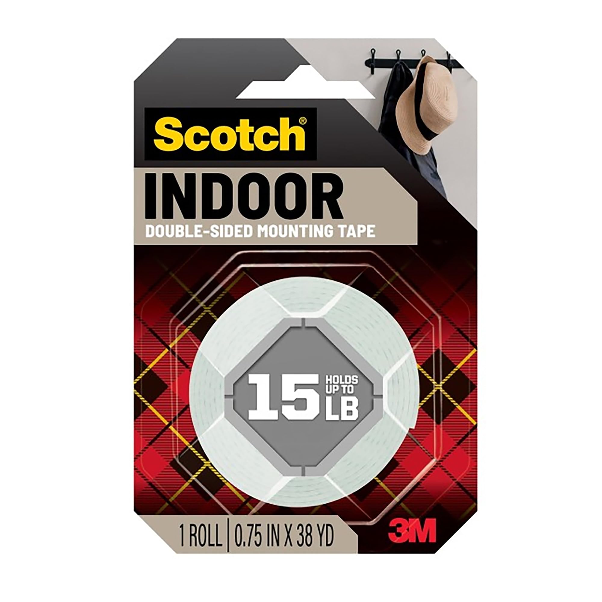 3M Scotch R Double-Sided Foam Mounting Tape, Multi-Colour, 25.4 x 19.3 x 2.03 cm