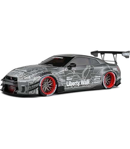 Amazon.com: Solido 1:18 Nissan GT-R (R35) W/Liberty Walk