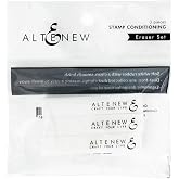 Altenew Stamp Conditioning Eraser Set, Dry Erase Ink Stamp Eraser, Crafter Tools, Paper Crafter, Stamp Ink Conditioner, Smooth Clean Finish for Stamping, How to Erase Stamp Ink from Paper