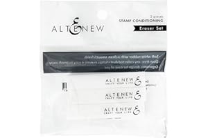 Altenew Stamp Conditioning Eraser Set, Dry Erase Ink Stamp Eraser, Crafter Tools, Paper Crafter, Stamp Ink Conditioner, Smooth Clean Finish for Stamping, How to Erase Stamp Ink from Paper