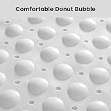 XIYUNTE Corner Shower Mat 54x54cm Non Slip Anti Mould White view 4