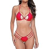 SHERRYLO Micro Bikini Extreme Thong Swimsuit for Women Sexy Bikinis Gstring Bottom Womens Two Piece Bathing Suits Swimsuits