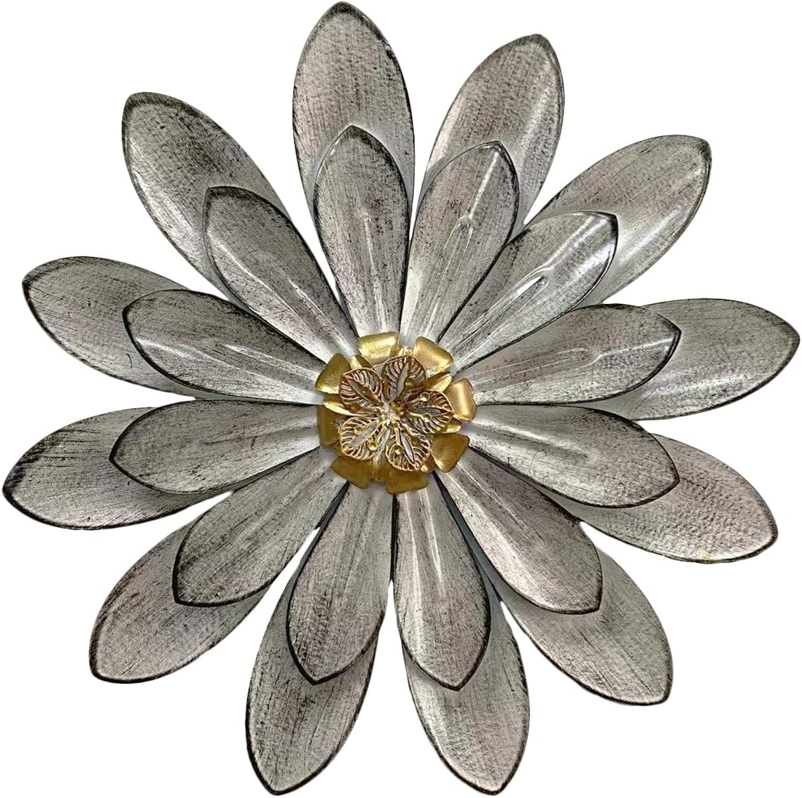 Plaques & Wall Art - Metal Flower Wall Sculpture, 12