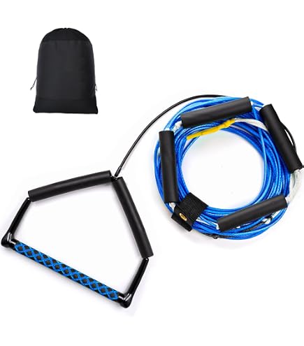 Wakeboard Rope Floating Water Sports Tow Rope Proline 65ft Wakeboard Rope - Blue/Yellow ...