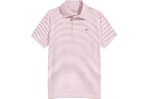 vineyard vines Boys' Bradley Stripe Sankaty Polo