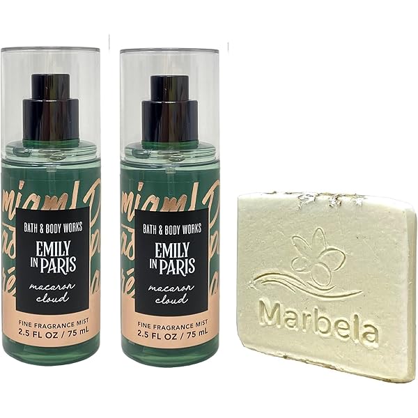 Amazon.com : Bath & Body Works Emily In Paris Macaron Cloud 2 Pack