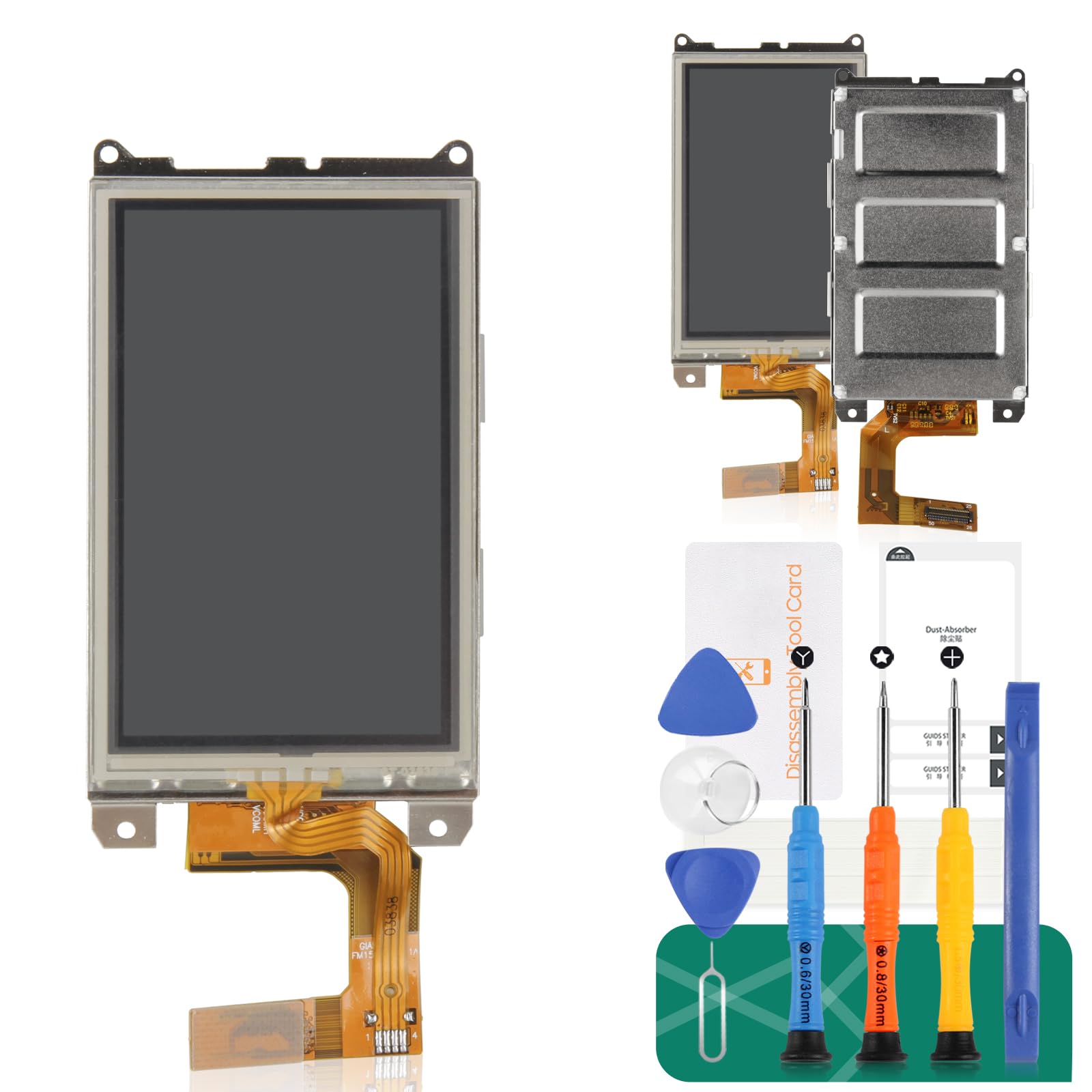 Photo 1 of LCD Display Touch Screen Replacement with Frame for Garmin Alpha 100 GPS-Repair Part