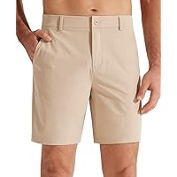 SERAMY Mens Golf Dress Shorts 7 Inch Inseam Stretch Work Shorts