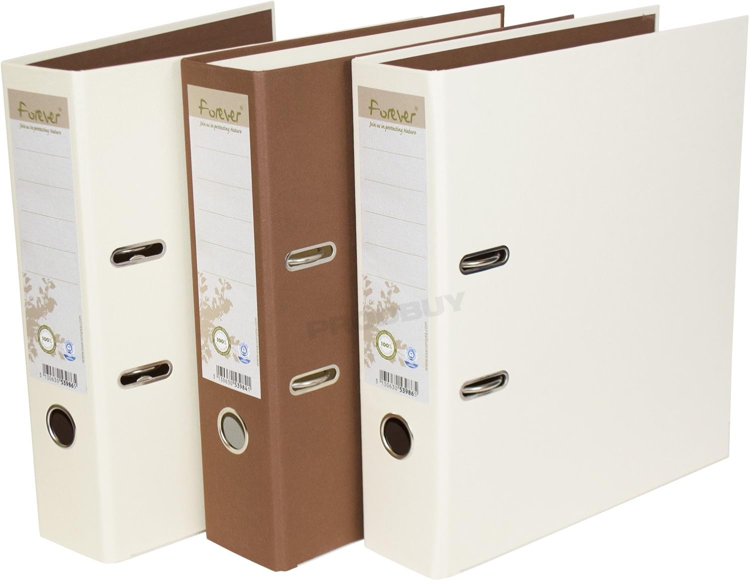 [Pack of 3] A4 Lever Arch Files 80mm Paper Storage Archive Legal
