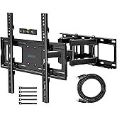 BONTEC TV Wall Mount, Full Motion Bracket for 23-70 Inch TVs, Holds Up to 99lbs, Max VESA 400x400mm, Fits 32 40 50 55 65 Inch