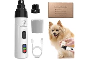 TADIUM Silent Grind Pro for Dogs, SilentGrind Pro, Silent Grind Pro Dog Nail Trimmer, New Electric Dog Nail Clippers for Dog Nail Grinders Rechargeable, Pet Poochie Nail Grinder, Pet Paws Grooming Tool (1PC)